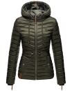 Marikoo Aniyaa Damen Jacke Steppjacke Übergangsjacke gesteppt B867 Olive-Gr.XS