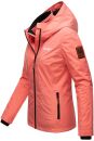 Marikoo Erdbeere Designer Damen Winter leicht gefüttert mit Kapuze B659 Rosa-Coral Größe XS - Gr. 34