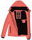 Marikoo Erdbeere Designer Damen Winter leicht gefüttert mit Kapuze B659 Rosa-Coral Größe XS - Gr. 34
