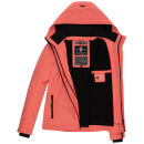 Marikoo Erdbeere Designer Damen Winter leicht gefüttert mit Kapuze B659 Rosa-Coral Größe S - Gr. 36
