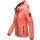 Marikoo Erdbeere Designer Damen Winter leicht gefüttert mit Kapuze B659 Rosa-Coral Größe S - Gr. 36