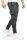 Alessandro Salvarini Herren Jogging Cargo Hose O271 Dunkelgrau M