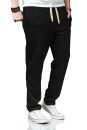 Alessandro Salvarini Herren Jogging Sport Hose Fitness Jogger Jogginghose O273 Schwarz