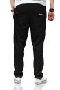 Alessandro Salvarini Herren Jogging Sport Hose Fitness Jogger Jogginghose O273 Schwarz