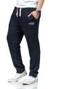 Alessandro Salvarini Herren Jogging Sport Hose Fitness Jogger Jogginghose O273 Navy 3XL
