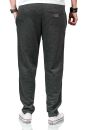 Alessandro Salvarini Herren Jogging Sport Hose Fitness Jogger Jogginghose O273 Anthrazit 3XL