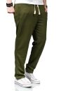 Alessandro Salvarini Herren Jogging Sport Hose Fitness Jogger Jogginghose O273 Khaki XXL