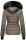 Navahoo Damen Winter Jacke warm gefüttert Teddyfell B361 Grey Olive Größe XS - Gr. 34