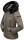 Navahoo Damen Winter Jacke warm gefüttert Teddyfell B361 Grey Olive Größe XS - Gr. 34
