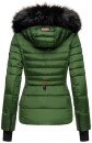 Navahoo Damen Winter Jacke warm gefüttert Teddyfell B361 Green Größe XXL - Gr. 44
