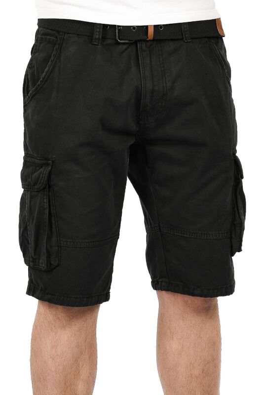 Indicode Monroe Herren Shorts Bermudas B699 Schwarz Größe L - Gr. L