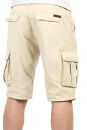 Indicode Monroe Herren Sommer Shorts B699 Beige-Größe S - Gr. S