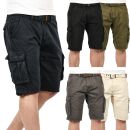 Indicode Monroe Herren Sommer Shorts B699 Beige-Größe S - Gr. S