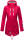Marikoo Zimtzicke Damen Outdoor Softshell Jacke lang  B614 Fuchsia Größe S - Gr. 36