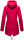 Marikoo Zimtzicke Damen Outdoor Softshell Jacke lang  B614 Fuchsia Größe S - Gr. 36