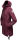 Marikoo Zimtzicke Damen Outdoor Softshell Jacke lang  B614 Weinrot Größe XL - Gr. 42