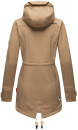 Marikoo Zimtzicke Damen Outdoor Softshell Jacke lang  B614 Taupe Grey Größe M - Gr. 38