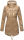Marikoo Zimtzicke Damen Outdoor Softshell Jacke lang  B614 Taupe Grey Größe XXL - Gr. 44