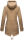 Marikoo Zimtzicke Damen Outdoor Softshell Jacke lang  B614 Taupe Grey Größe XXL - Gr. 44
