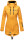 Marikoo Zimtzicke Damen Outdoor Softshell Jacke lang  B614 Amber Yellow Größe M - Gr. 38