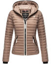 Navahoo Kimuk Princess leichte Damen Steppjacke B811 Taupe Grau Größe M - Gr. 38