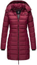 Marikoo Abendsternchen Damen Winter Jacke gesteppt B603 Bordeaux Größe S - Gr. 36