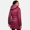 Marikoo Abendsternchen Damen Winter Jacke gesteppt B603 Bordeaux-Größe S - Gr. 36