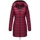 Marikoo Abendsternchen Damen Winter Jacke gesteppt B603 Bordeaux-Größe M - Gr. 38
