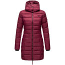 Marikoo Abendsternchen Damen Winter Jacke gesteppt B603 Bordeaux-Größe M - Gr. 38