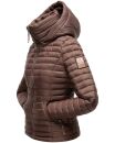 Marikoo Löwenbaby leichte Damen Steppjacke B839 Schoko Größe M - Gr. 38