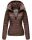 Marikoo Löwenbaby leichte Damen Steppjacke B839 Schoko Größe XL - Gr. 42
