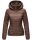 Marikoo Löwenbaby leichte Damen Steppjacke B839 Schoko Größe XL - Gr. 42