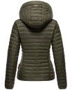 Marikoo Löwenbaby leichte Damen Steppjacke B839 Olive Größe S - Gr. 36