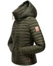 Marikoo Löwenbaby leichte Damen Steppjacke B839 Olive Größe M - Gr. 38