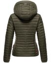 Marikoo Löwenbaby leichte Damen Steppjacke B839 Olive Größe L - Gr. 40
