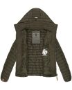 Marikoo Löwenbaby leichte Damen Steppjacke B839 Olive Größe L - Gr. 40
