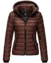 Navahoo Lulana Damen Steppjacke Übergangsjacke B650 Schoko Größe XS - Gr. 34