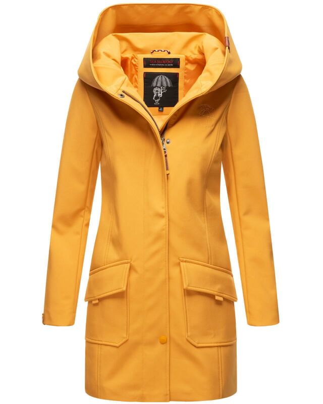 Marikoo Mayleen Damen Softshell Jacke mit Kapuze B856 Yellow-Gr.3XL