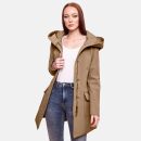 Marikoo Mayleen Damen Softshell Jacke mit Kapuze B856 Taupe-Gr.XS