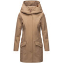 Marikoo Mayleen Damen Softshell Jacke mit Kapuze B856 Taupe-Gr.XS