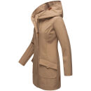 Marikoo Mayleen Damen Softshell Jacke mit Kapuze B856 Taupe-Gr.XS