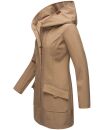 Marikoo Mayleen Damen Softshell Jacke mit Kapuze B856 Taupe-Gr.L