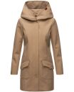 Marikoo Mayleen Damen Softshell Jacke mit Kapuze B856 Taupe-Gr.XXL