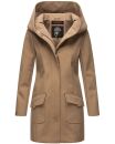 Marikoo Mayleen Damen Softshell Jacke mit Kapuze B856 Taupe-Gr.3XL