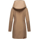 Marikoo Mayleen Damen Softshell Jacke mit Kapuze B856 Taupe-Gr.3XL