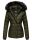 Marikoo warme Damen Winter Jacke Steppjacke B391 Olive Größe S - Gr. 36