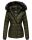 Marikoo warme Damen Winter Jacke Steppjacke B391 Olive Größe XL - Gr. 42