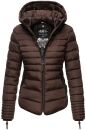 Marikoo Amber Damen Steppjacke Winterjacke B354 Choco...