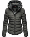 Marikoo Amber Damen Steppjacke Winterjacke B354 Anthrazit...