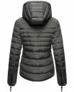 Marikoo Amber Damen Steppjacke Winterjacke B354 Anthrazit Größe XXL - Gr. 44